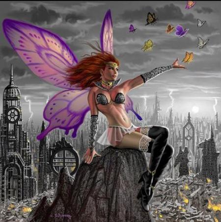 FEMME PAPILLON...